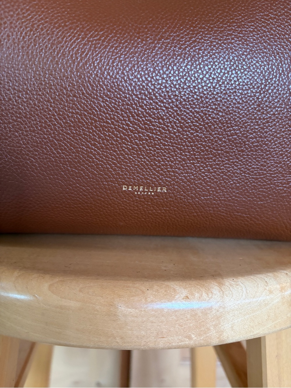 DeMellier 'The New York' Tote in Tan Grain Leather - Picture 4 of 15